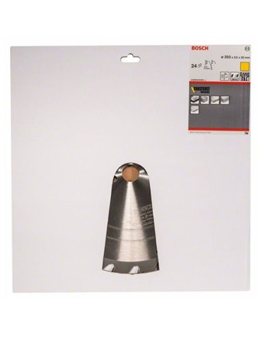 Hoja de sierra circular Construct Wood 350 x 30 x 3,5 mm 24