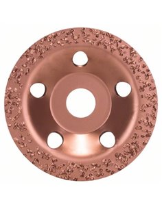 Vaso de amolar de metal duro 115 x 22,23 mm grueso, plano