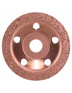 Vaso de amolar de metal duro 115 x 22,23 mm medio, plano