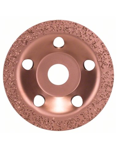 Vaso de amolar de metal duro 115 x 22,23 mm medio, plano