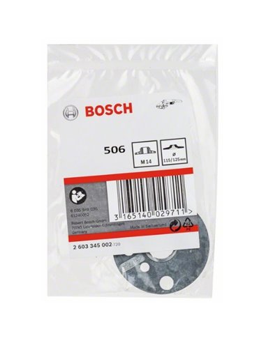 Tuerca redonda con rosca de la brida M 14 115/125 mm