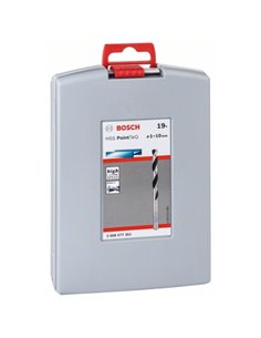 Set ProBox de 19 brocas helicoidales HSS PointTeQ de 1 - 10 mm
