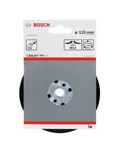 Plato de soporte estándar M14 de 115 mm