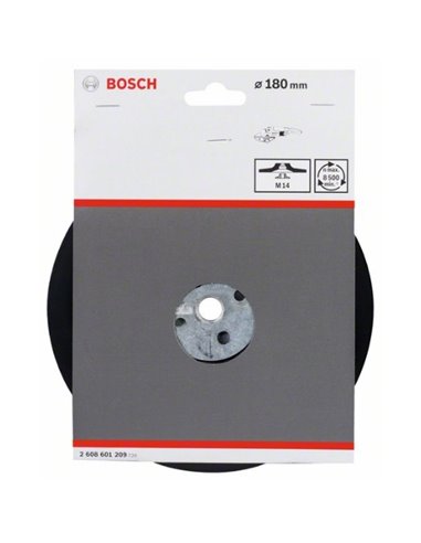 Plato de soporte estándar M14 de 180 mm