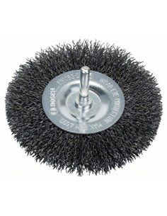 Rueda de alambre, ondulado, acero 100x0,3 mm