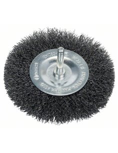 Rueda de alambre, ondulado, acero 100x0,2 mm