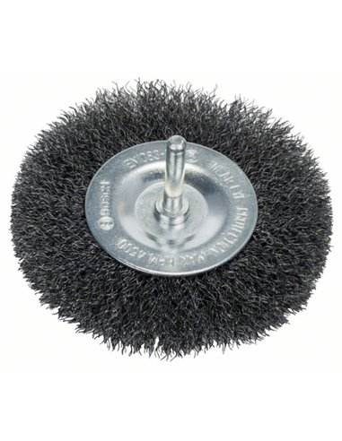 Rueda de alambre, ondulado, acero 100x0,2 mm