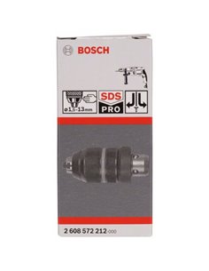 Portabrocas de sujeción rápida con adaptador 1,5-13 mm, SDS plus