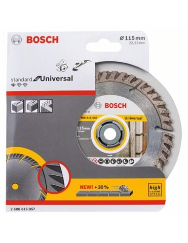 Disco de corte de diamante Standard for Universal 115x22,23