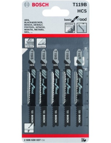 Hoja de sierra de calar T 119 B Basic...