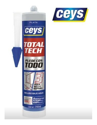 CEYS TOTAL TECH PLATA CARTUCHO 290ML