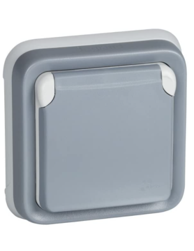 Conmutador plexo superficie gris