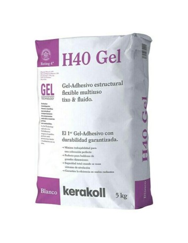 Cemento cola H40 Sin límites 5 Kg blanco