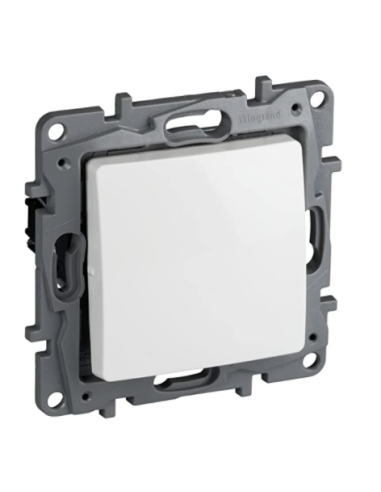 Pulsador NILOE blanco