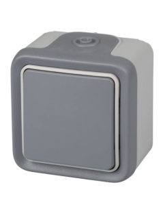 Pulsador PLEXO Superficie Gris