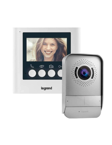 VIDEO PORTERO KIT 2HILOS 4,3" LEGRAND