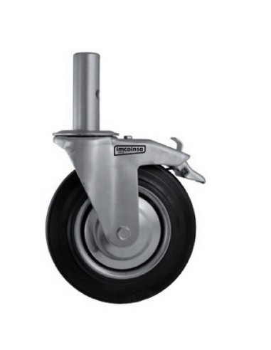 Rueda andamio 200 mm macho