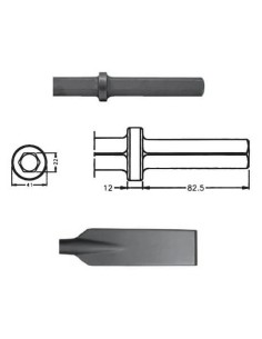 Pala estrecha martillo...