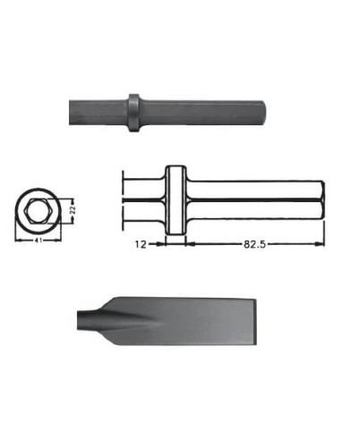 Pala estrecha martillo neumático...
