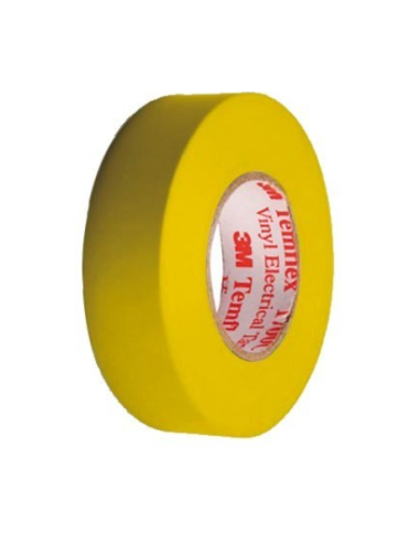 CINTA ADHESIVA ELECT. 19MMX20M Amarillo