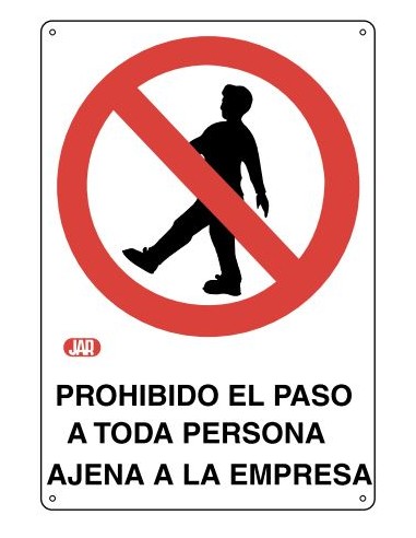 PLACA SEGURIDAD 450X300 POLIESTILENO