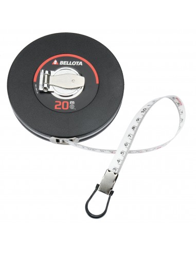 Cinta métrica fibra de vidrio 20 m.