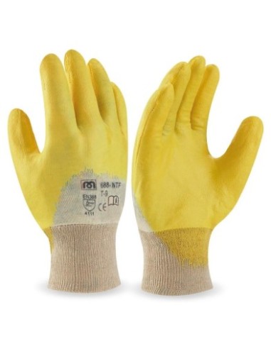 GUANTE NITRILO AMARILLO