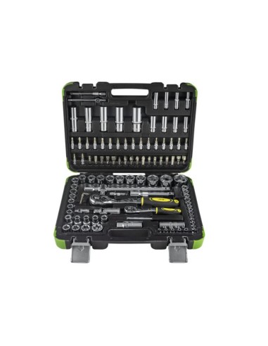 JUEGO VASOS 1/2" 1/4" 108 PZAS