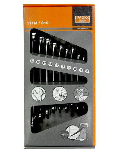 Juego Llaves Combinadas 10 piezas